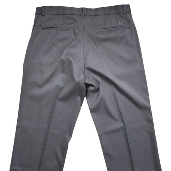 Nike Mens Golf Pants 34x32 Gray Dri-Fit Lightweight Stretch Performance Trousers - Picture 6 of 6